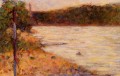 La orilla del río Sena en Asnieres 1883